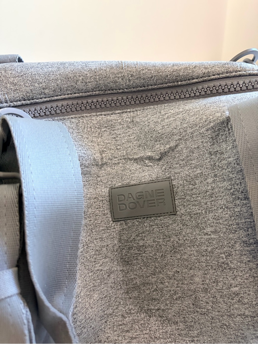 Dagne Dover Heather Gray Landon Medium Carryall Bag Gym Weekender - Picture 8 of 16